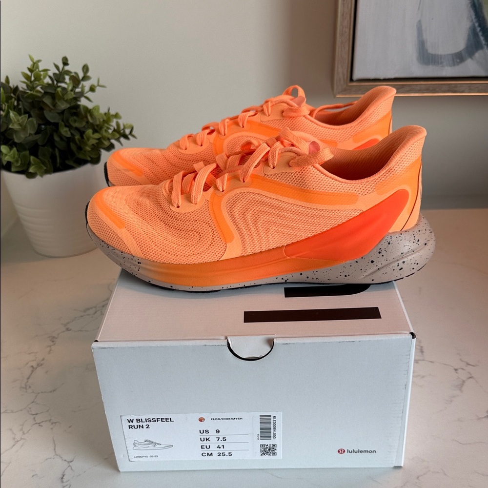 lululemon athletica Orange Athletic Shoes